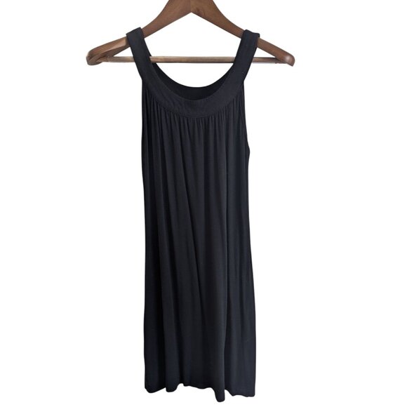 Bluetime NWOT Size Small Black Sleeveless Scoop Neck Halter Tank Dress - Picture 3 of 5